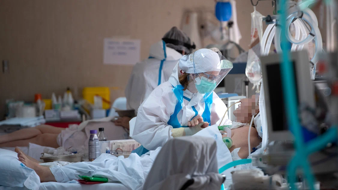 Bacteria a pus pe jar lumea medicală din Argentina FOTO AFP