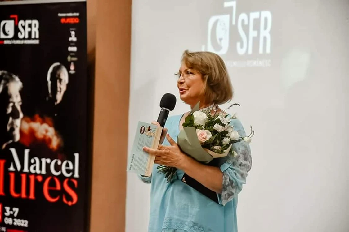 Actrița Tora Vasilescu, la SFR 12  Sursa foto: Arhiva SFR