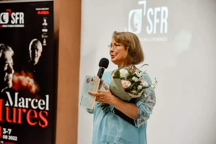 Actrița Tora Vasilescu, la SFR 12  Sursa foto: Arhiva SFR