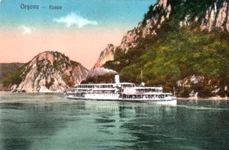 Orşova. Dunărea la Cazane, în perioada interbelică (© iMAGO Romaniae)