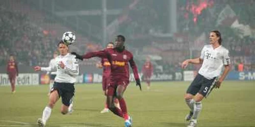 Traore n-a avut nicio şansă în faţa masivilor fundaşi bavarezi