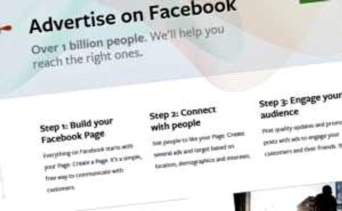Publicitatea pe Facebook poate ajunge la un miliard de oameni. FOTO Adevărul