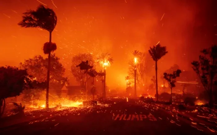 Incendiu în California Foto: X