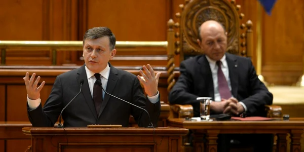 Crin Antonescu Traian Basescu FOTO Mediafax