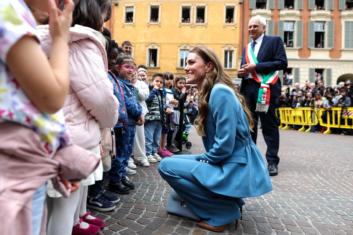 Kate a vorbit cu copiii în Italia, Profimedia (2) jpg
