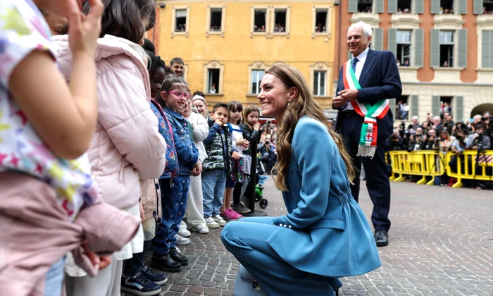 Kate a vorbit cu copiii în Italia, Profimedia (2) jpg