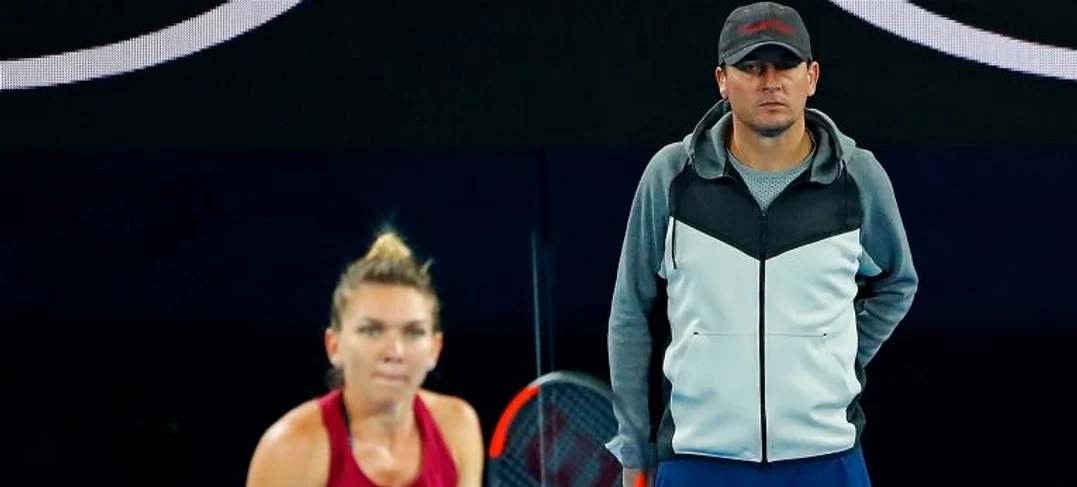 Andrei Pavel și Simona Halep au colaborat în trecut. Foto EPA EFE