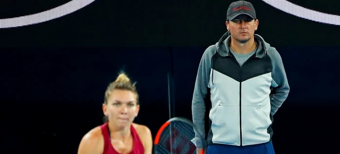 Andrei Pavel și Simona Halep au colaborat în trecut. Foto EPA EFE