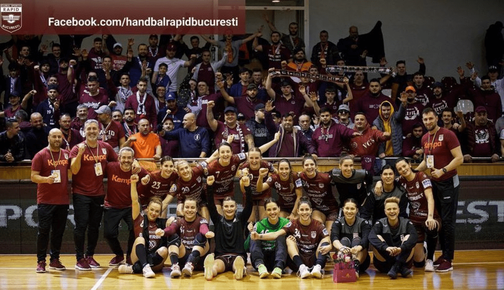 Rapid, victorie categorică în Liga Campionilor la handbal. E peste Gyor în clasament!