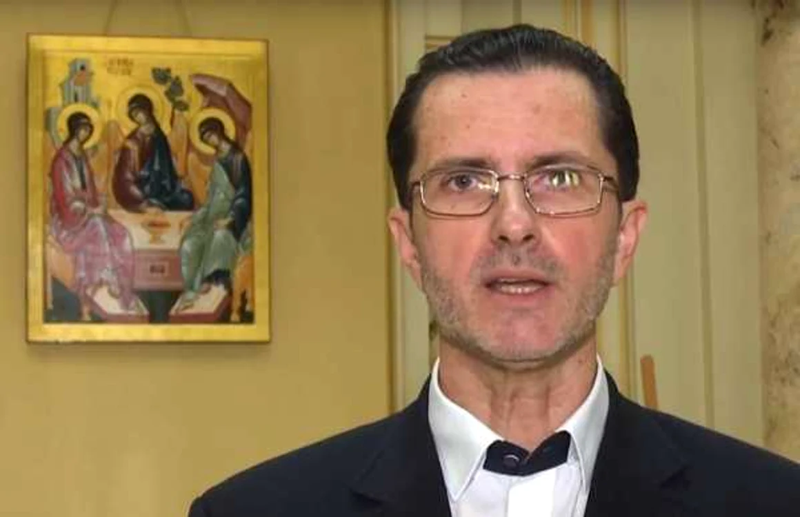 Purtătorul de cuvânt al BOR, Vasile Bănescu FOTO: Youtube /RFI