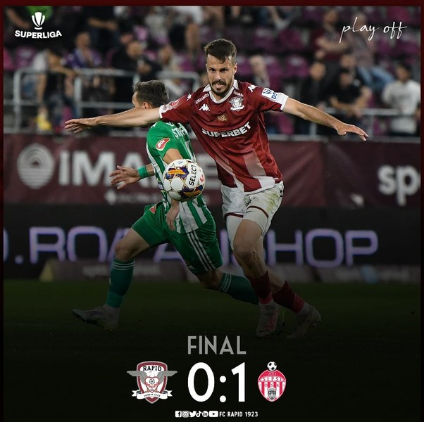 Sepsi OSK Sfântu Gheorghe a învins-o pe Rapid București, în play-off-ul Superligii