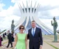 Carmen Iohannis a ales o rochie verde pentru vizita oficială în Brazilia