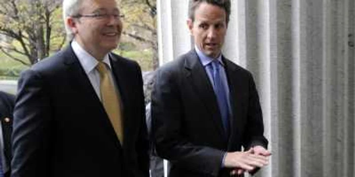 Proiectul premierului Rudd (stânga) a eşuat