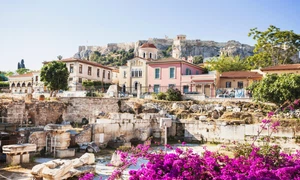 Cartierul Plaka din Atena FOTO Shutterstock 
