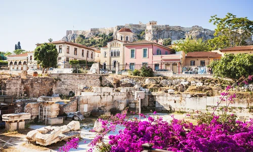 Cartierul Plaka din Atena FOTO Shutterstock 