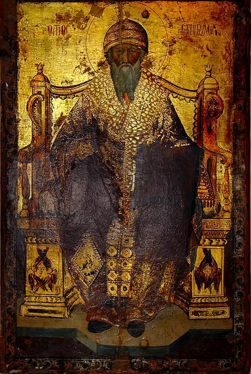 
    Sfântul Spiridon episcopul Trimitundei, făcătorul de minunidoxologia.ro  