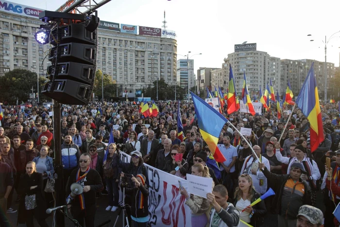 Proteste anti-vaccin la Bucureşti FOTO Inquam Photos / Octav Ganea