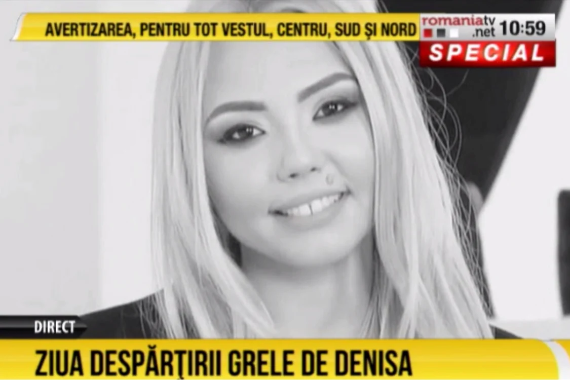 Denisa Răducu a murit la vârsta de 27 de ani, subiect dezbătut intens la RTV FOTO Captură