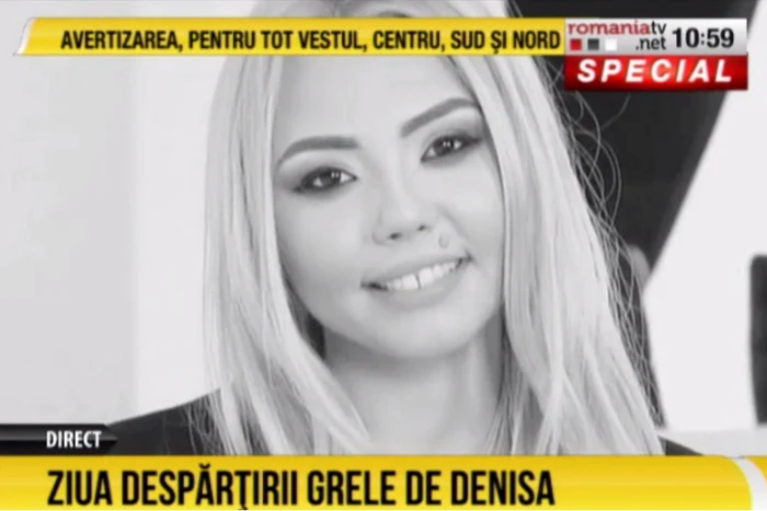 Denisa Răducu a murit la vârsta de 27 de ani, subiect dezbătut intens la RTV FOTO Captură