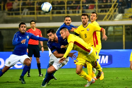 Dragoș Grigore s a luptat în permanență cu atacanții italieni jpeg