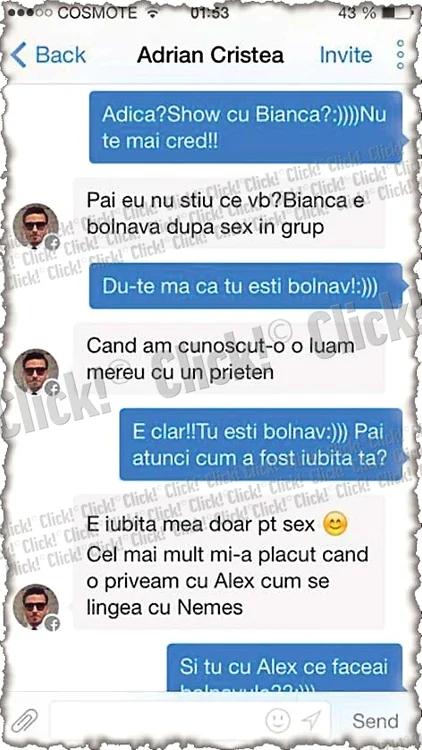 Iată ce-i scria Cristea Renatei