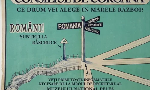 3 august: Are loc Consiliul de Coroană de la Castelul Peleș, la care se decide neutralitatea României în război jpeg