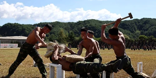 antrenament soldati nord coreeni/ FOTO:AFP