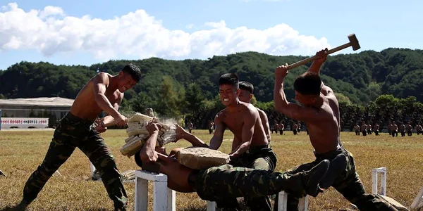 antrenament soldati nord coreeni/ FOTO:AFP