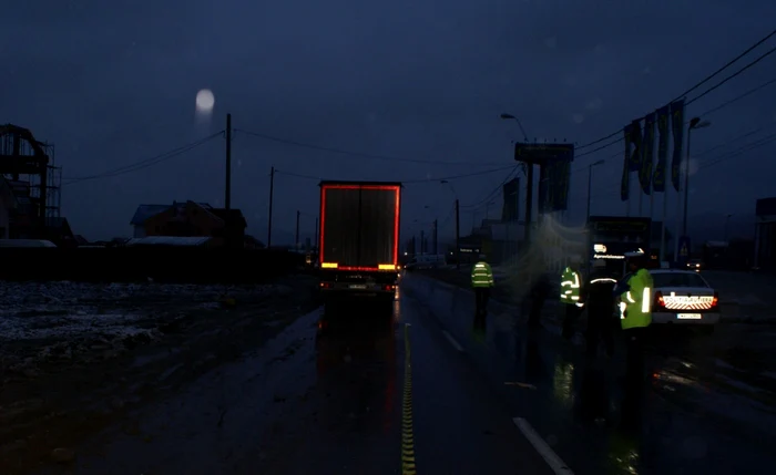 Accidentul a avut loc la Floreşti, judeţul Cluj. FOTO: D.S.