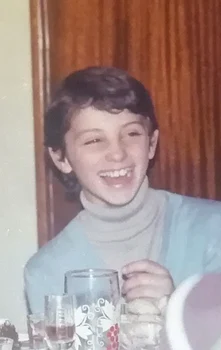 Andi Vasluianu în adolescență. foto: arhiva personală