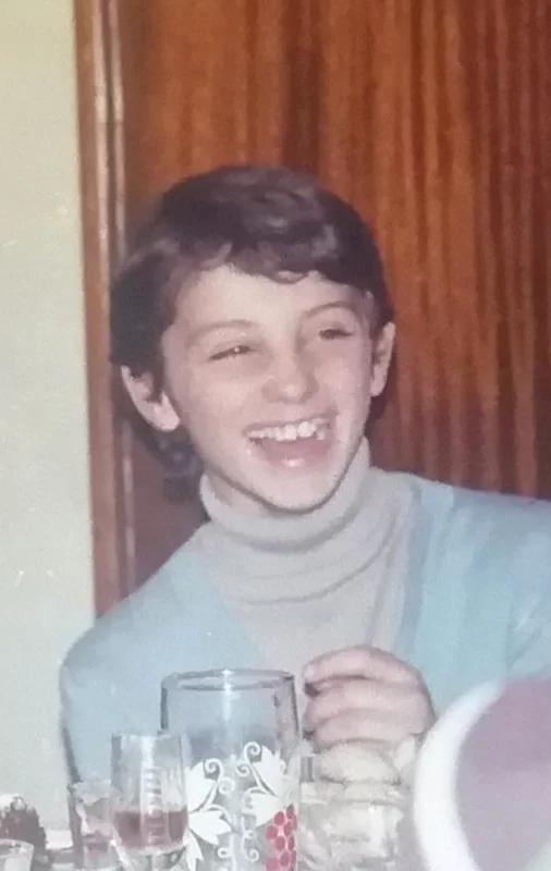 Andi Vasluianu în adolescență. foto: arhiva personală