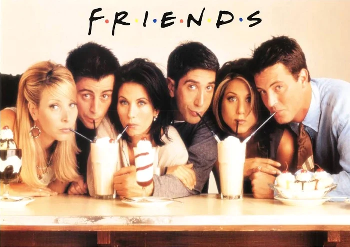 Cei șase actori din serialul de comedie, Friends