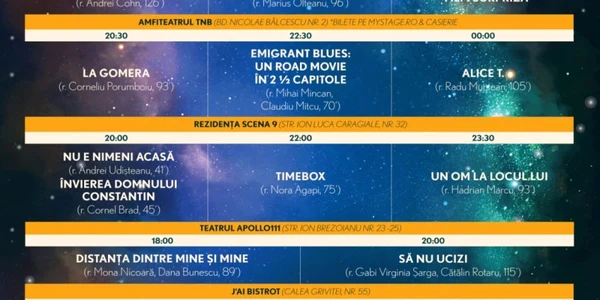 program noaptea alba a filmului romanesc 