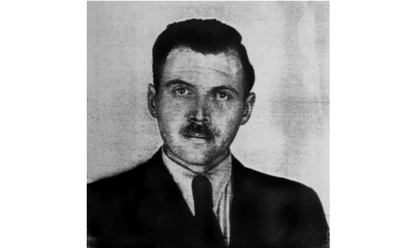 Fotografia lui Josef Mengele, realizată la Buenos Aires, în 1956, pentru un act de identitate argentinian (© Wikimedia Commons)