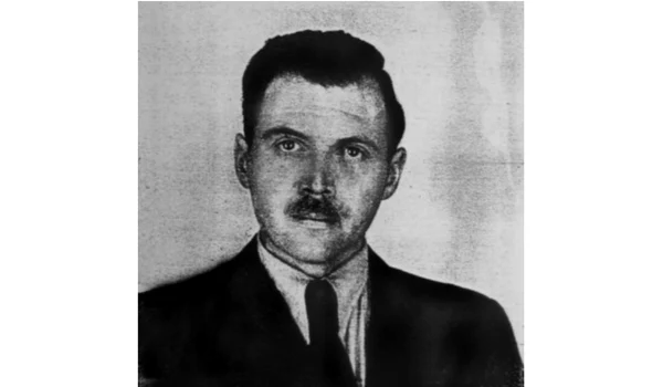 Fotografia lui Josef Mengele, realizată la Buenos Aires, în 1956, pentru un act de identitate argentinian (© Wikimedia Commons)