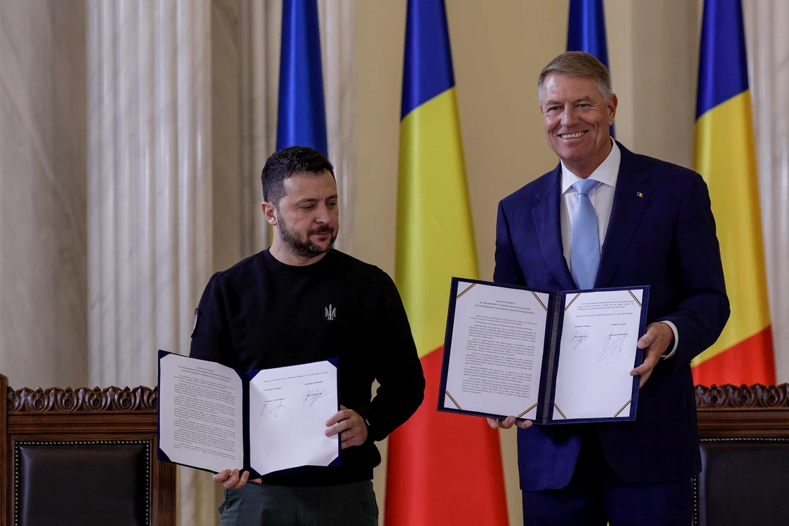 Ce conține documentul semnat de Iohannis și Zelenski FOTO: Inquam Photos
