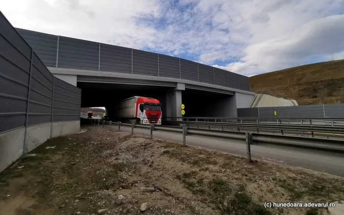 Autostrada Lugoj - Deva. Ecoduct. Foto: Daniel Guţă. ADEVĂRUL.