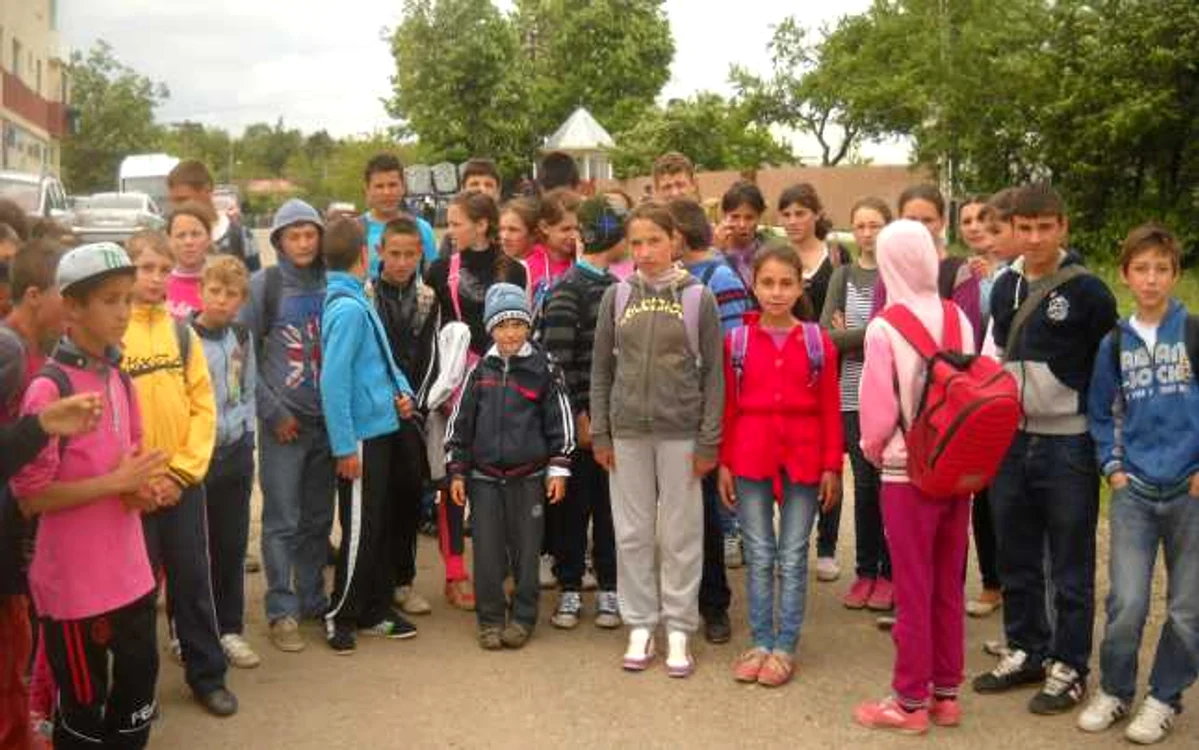 Copiii navetişti din Coroieşti FOTO Sabina Ghiorghe