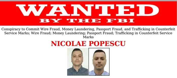 Hackerul Nicolae Popescu. FOTO www.fbi.gov