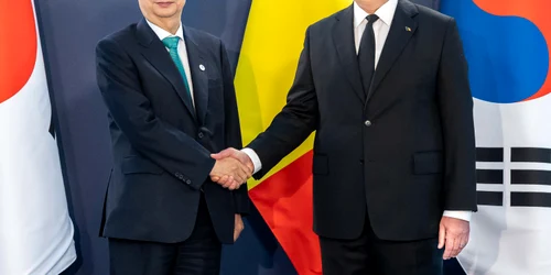 Întrevederea premierului Nicolae-Ionel Ciucă cu prim-ministrul Republicii Coreea FOTO: GOV