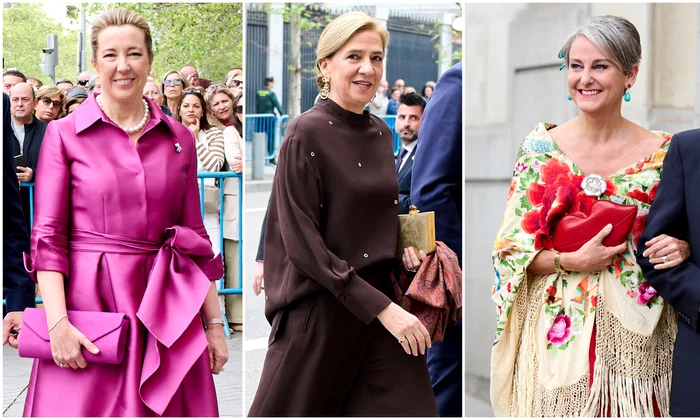 Elenganta spaniola la nunta primarului Madridului, Cristina de Bourbon Doua Sicilii, Infanta Cristina si Carla Royo Villanova, nora lui Simeon al Bulgariei   Getty Images jpg