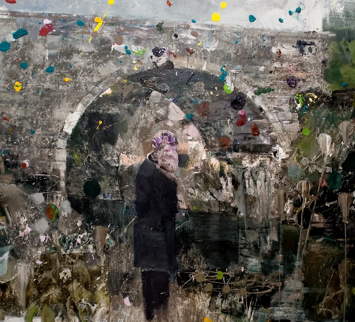 Adrian Ghenie, Moartea lui Charles Darwin, 2013 © Courtesy Ghenie Studio