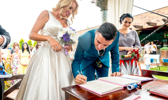 Cornel Ilie şi Eliza la cununie