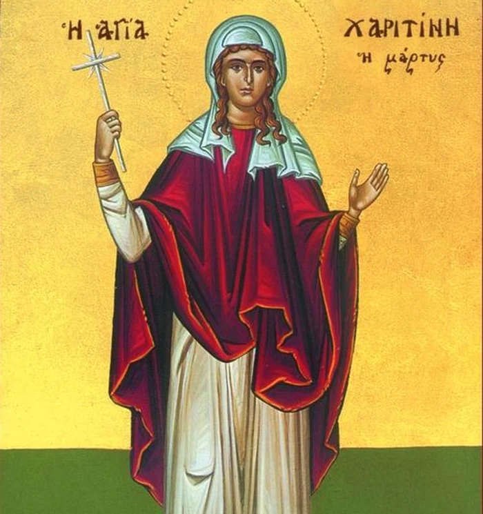 
    Unul dintre sfinții zilei de 5 octombrie, în Calendarul ortodox 2018, este Sfâna HaritinaFoto: doxologia.ro  