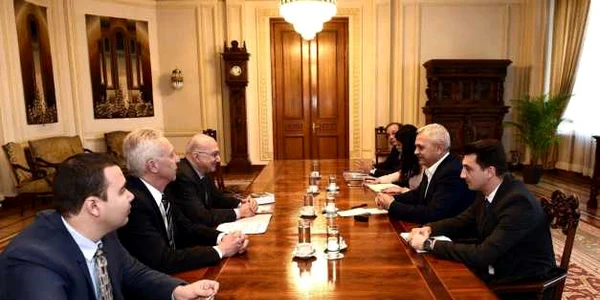 Hans Klemm si Liviu Dragnea 