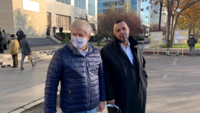 
    Daniel Tudorache și avocatul său Foto: ziare.com  