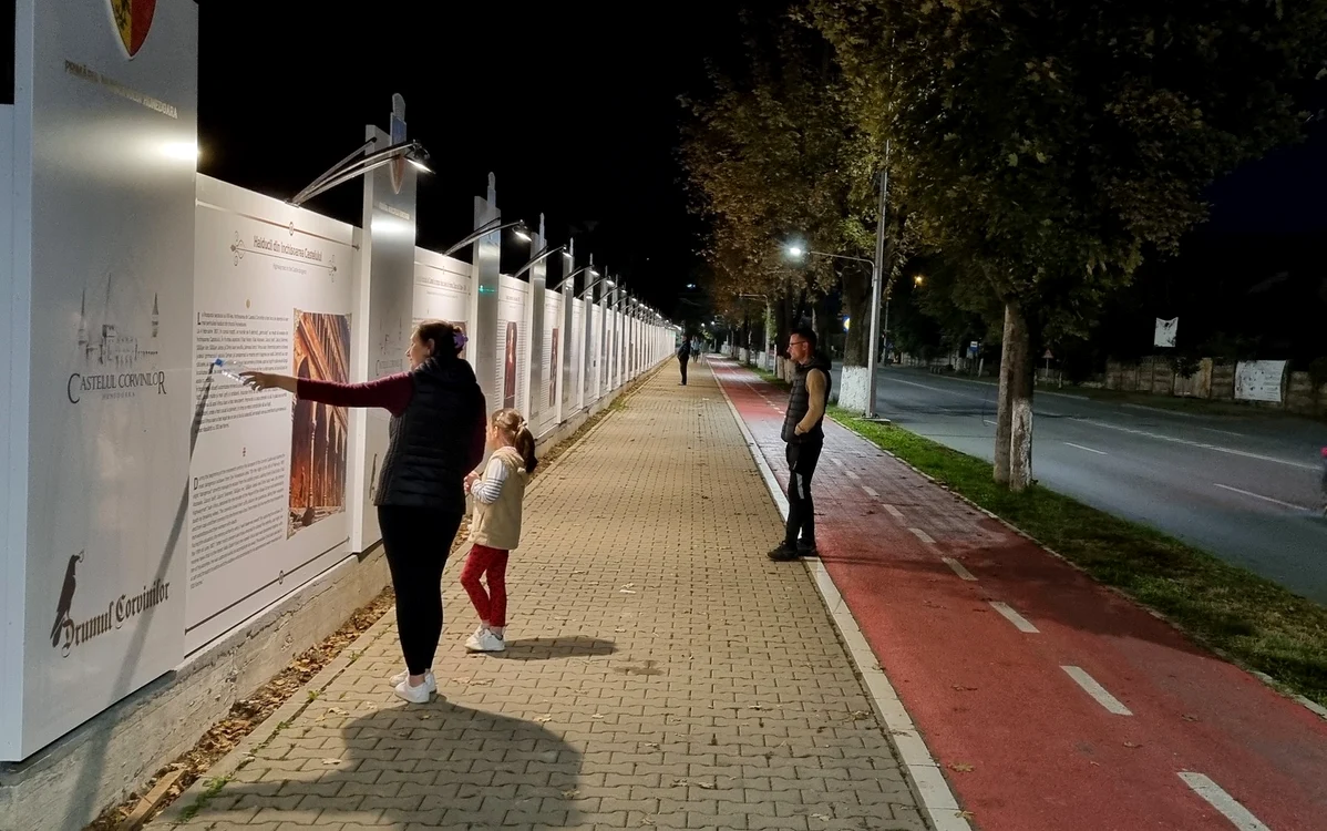 Drumul Corvinilor din Hunedoara. Foto: Primăria Hunedoara.