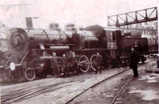 Locomotivă în triajul Bucureşti, în 1939 (© iMAGO Romaniae)