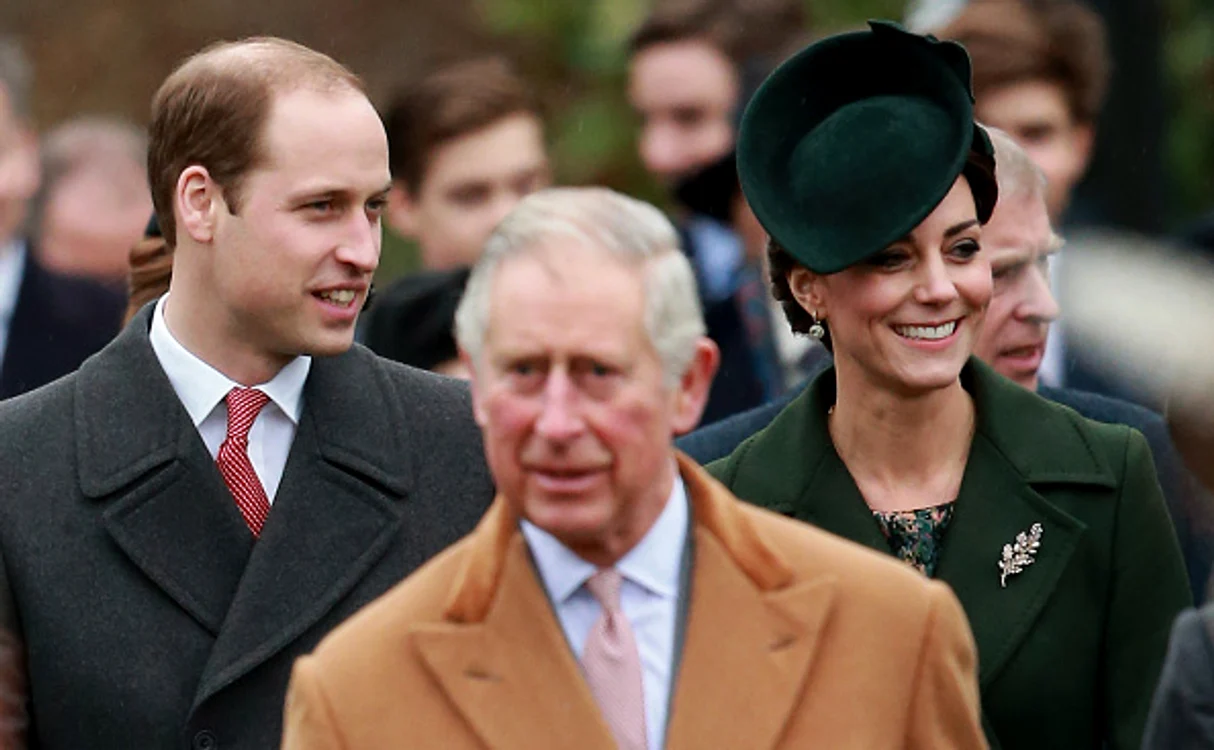 Prințul William și Prințesa Charlotte au preferat să asiste la ceremonie în biserică