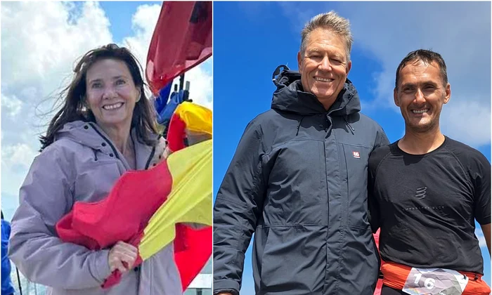 Carmen Iohannis si Klaus Iohannis pe varful Moldoveanu alaturi de Levente Polgar   Facebook jpg